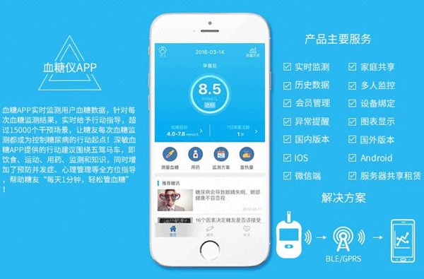血糖app开发-重庆app外包开发公司安菲科技